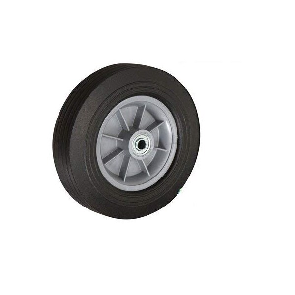 10"x2-3/4", 2-1/4" Offset HUB Flat Free Hand Truck Wheel, 650 LB